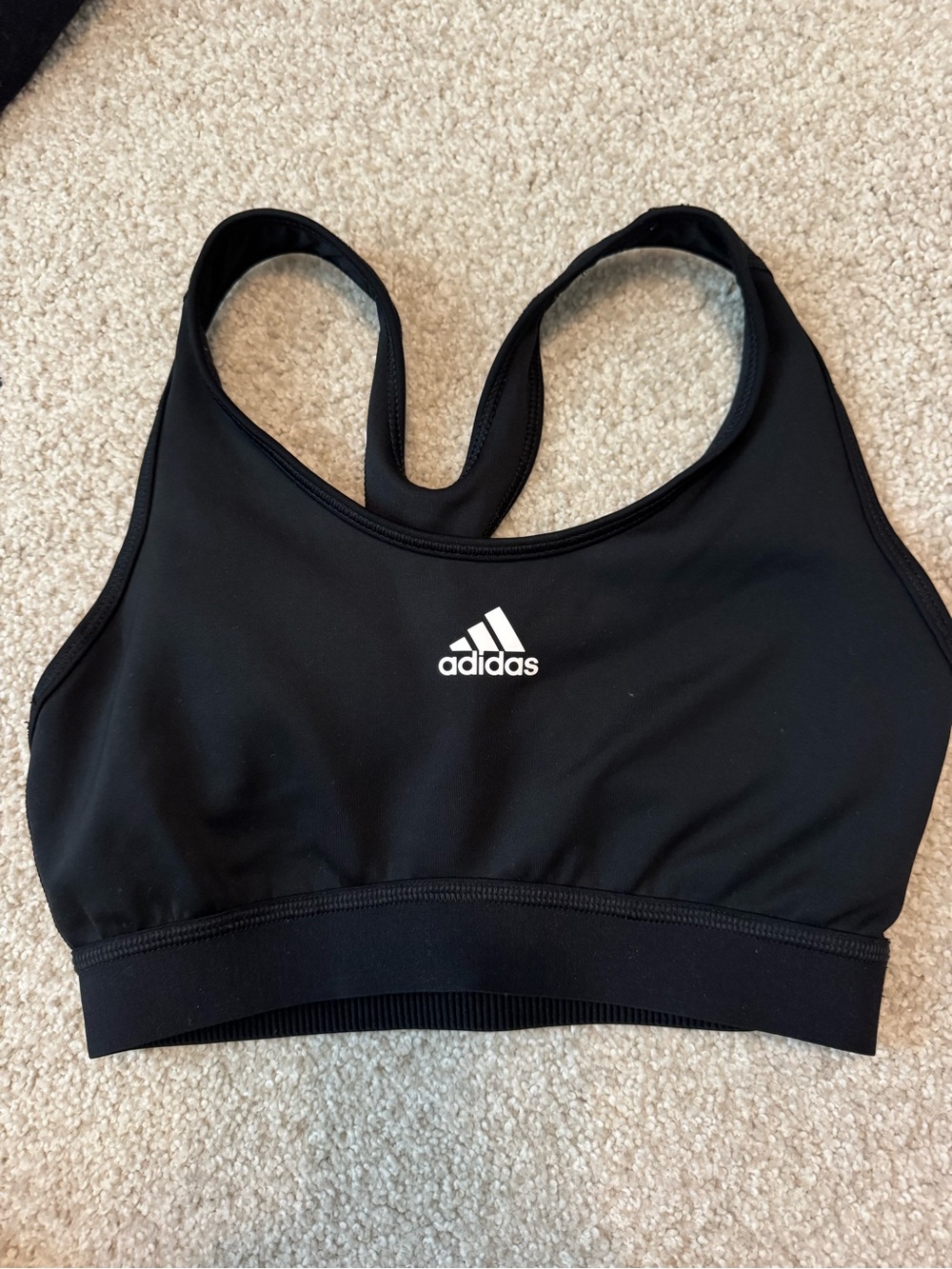 Adidas Women’s Black Racerback Bra Top